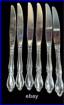 Vintage Stainless By Oneida Ltd Deluxe Strathmore Flatware 51 Piece Set