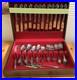 Vintage Wm A Rogers Deluxe Stainless Flatware set 70 pieces