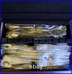 Vtg 1963 Oneida Nobility LADY EMPIRE Flatware 43pc Set SEALED Chest Silverplate