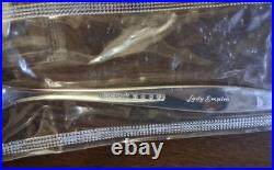 Vtg 1963 Oneida Nobility LADY EMPIRE Flatware 43pc Set SEALED Chest Silverplate