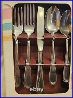 Vtg Brand New Oneida Stainless FLIGHT aka RELIANCE 18/8 USA 45 Piece Service 8