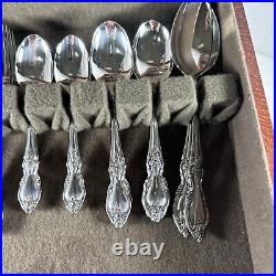 Vtg Oneida ARTISTRY COMMUNITY Flatware Set Service for 8 + Serving Pcs in Case