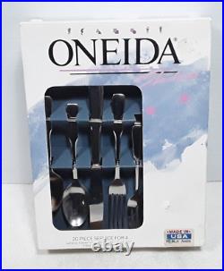 Vtg Oneida Rodgers American Ballad 20 Pc Stainless Flatware Silverware USA NEW