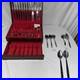 Vtg Oneida Thor FLUTED ROSE Stainless Steel Flatware 79 Pc+ Case & More! Read