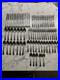 WM A Rogers Deluxe Oneida LtD Stainless Set of (71) Floral Silver Spoon & Knives