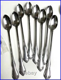 WM A Rogers Deluxe Stainless Flatware by Oneida MANSFIELD 33 Piece Misc Lot