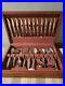 WM A Rogers Oneida 71pc La Rose Premier Stainless Steel Box Set Handcrafted USA