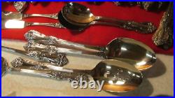 Wm A Rogers Oneida President Stainless Steel Set 117 Pcs- Mint