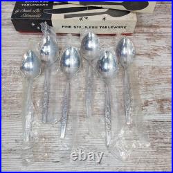 Wm A Rogers Premier Oneida Ltd SPANADA Stainless Flatware VTG 6 Sets 30 Pcs USA