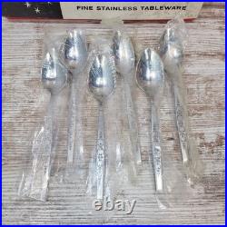 Wm A Rogers Premier Oneida Ltd SPANADA Stainless Flatware VTG 6 Sets 30 Pcs USA