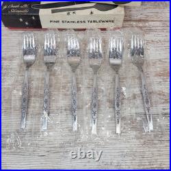 Wm A Rogers Premier Oneida Ltd SPANADA Stainless Flatware VTG 6 Sets 30 Pcs USA