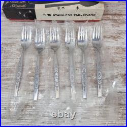 Wm A Rogers Premier Oneida Ltd SPANADA Stainless Flatware VTG 6 Sets 30 Pcs USA