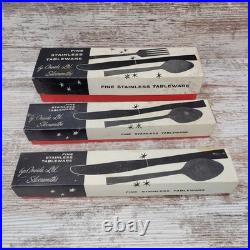 Wm A Rogers Premier Oneida Ltd SPANADA Stainless Flatware VTG 6 Sets 30 Pcs USA