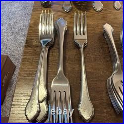 Wm Rogers Oneida Summer Mist Autumn Glow Stainless Flatware Large Set 137 PC
